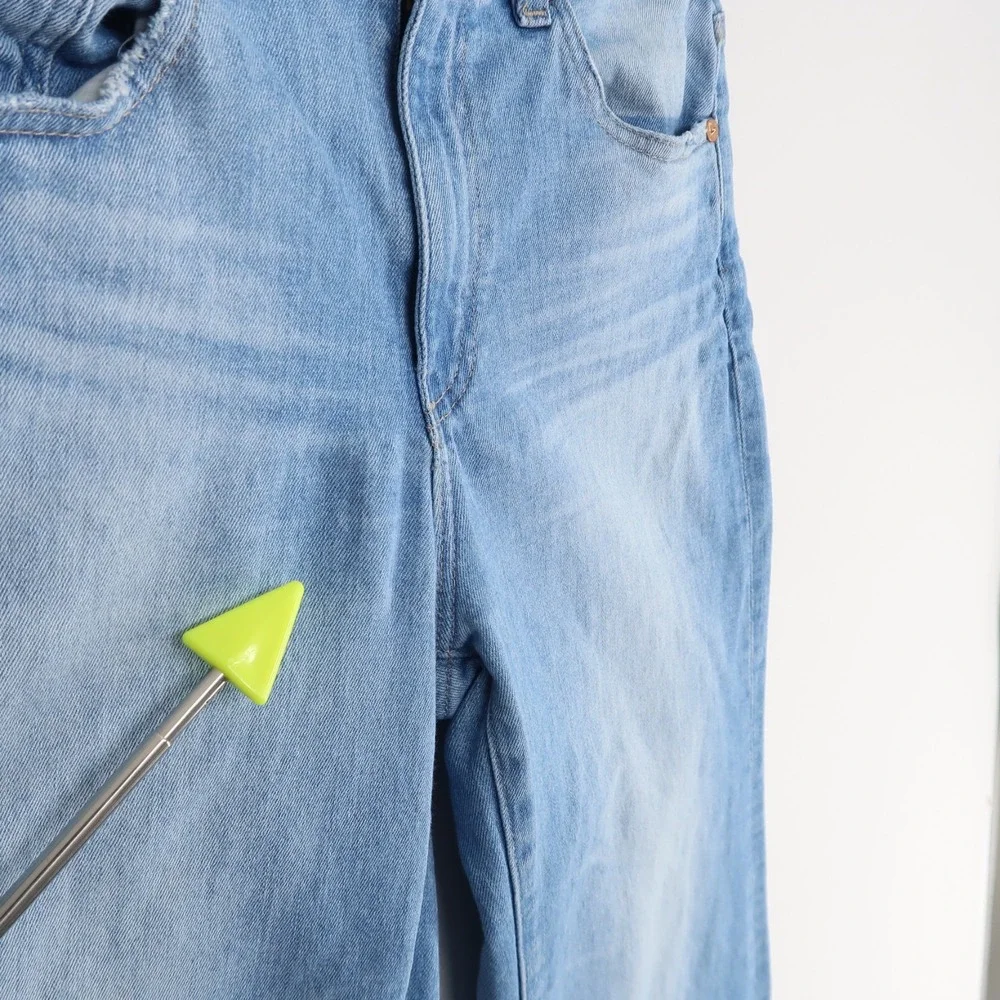 AG Adriano Goldschmied Light Blue Flare Jeans - Picture 5 of 13